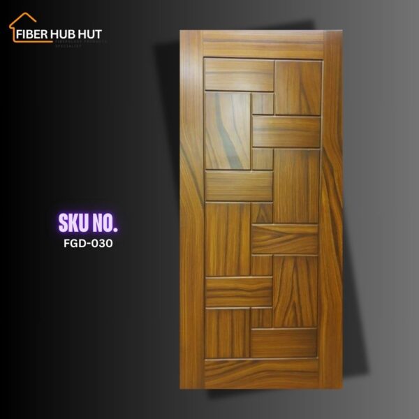 FiberHubHut Square Shape Fiberglass Door FGD-030