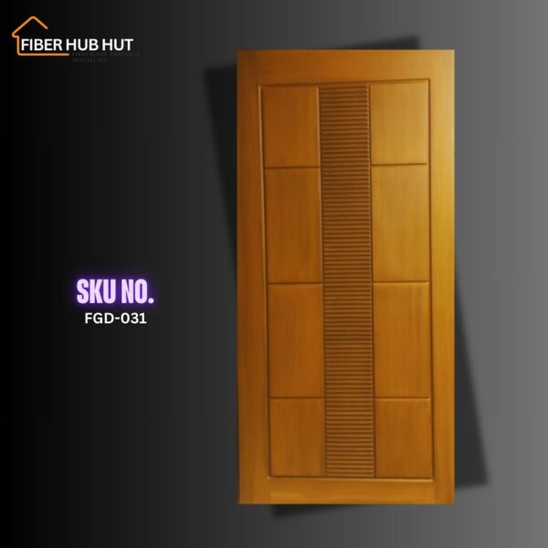 FiberHubHut Linen Square Fiberglass Door FGD-031