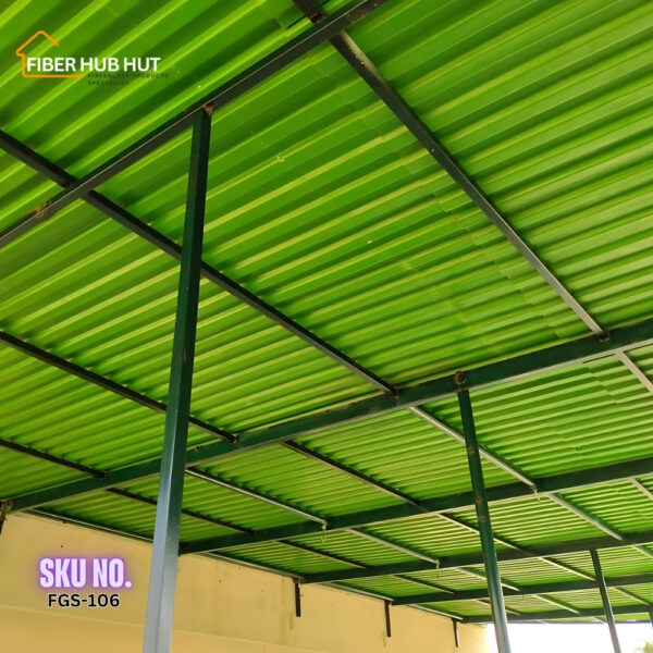 Fiber Glass Corrugated Roofing Shades - FGS-106